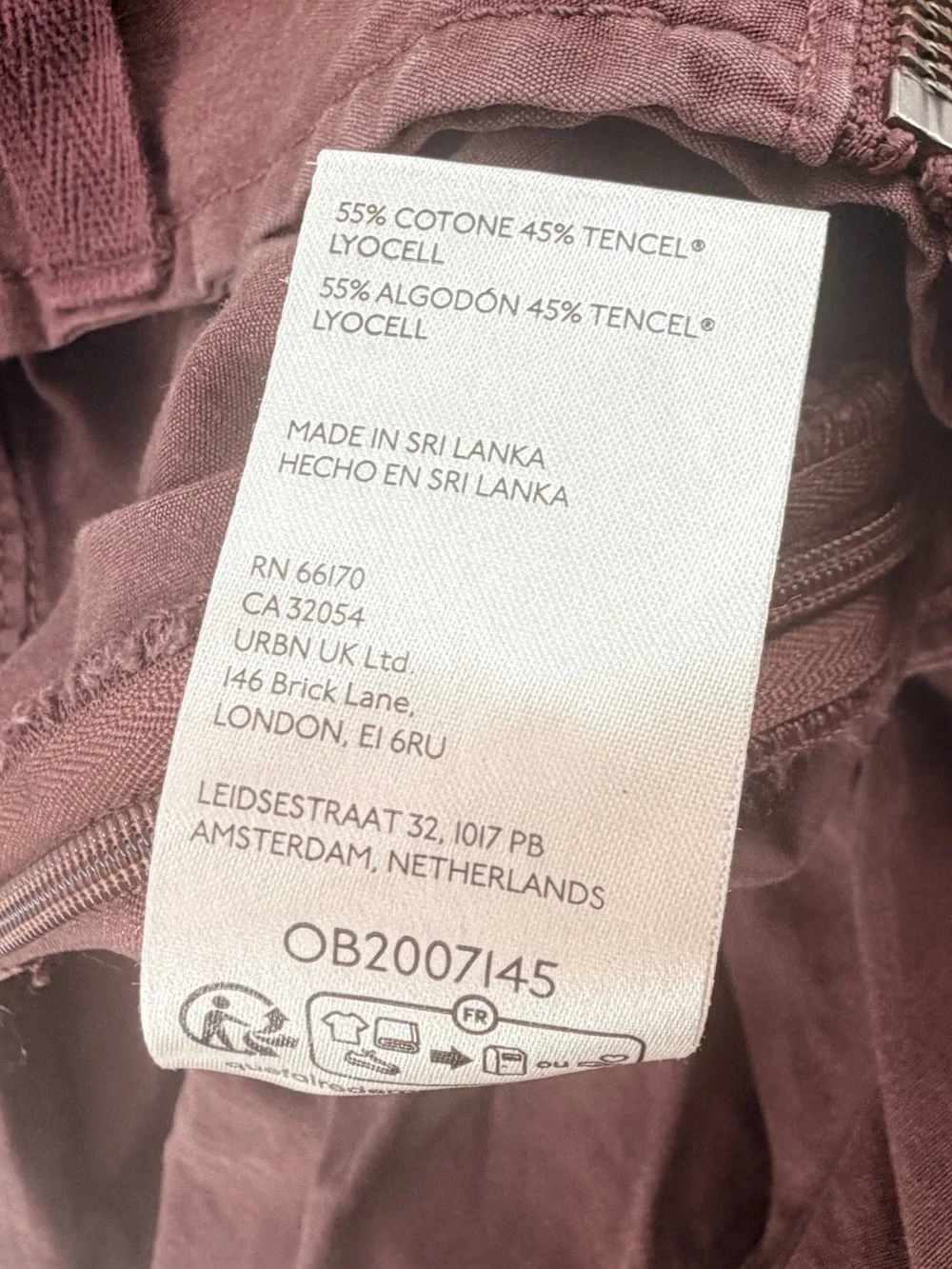Anthropologie Brown Zippered Bubble Skort Medium